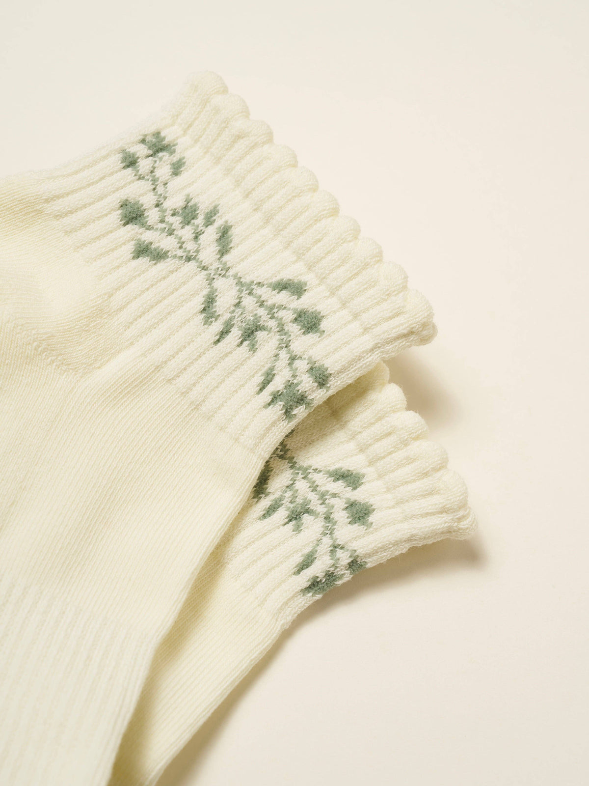 Garland Cropped Crew Grip Sock