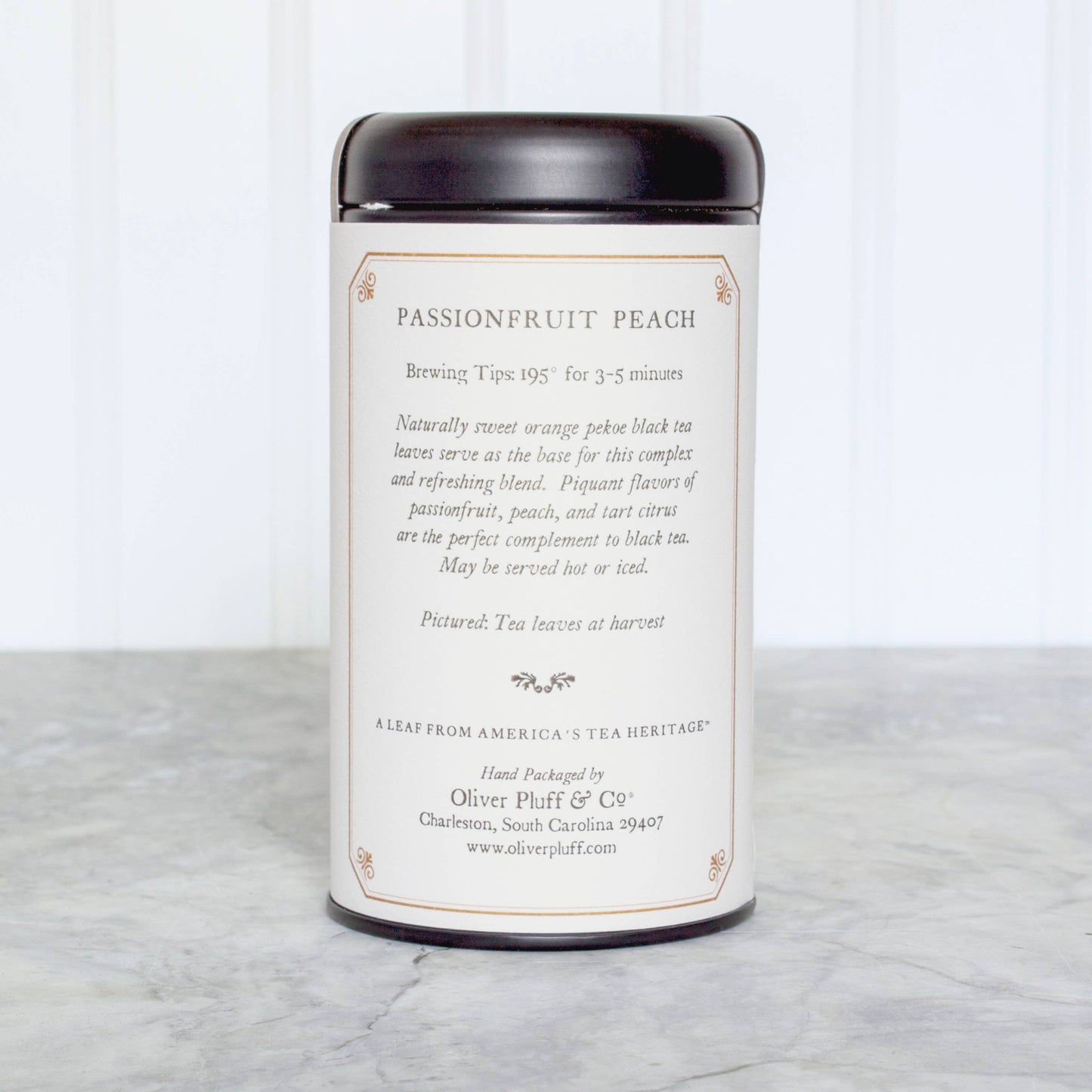 Passionfruit Peach Tea Tin