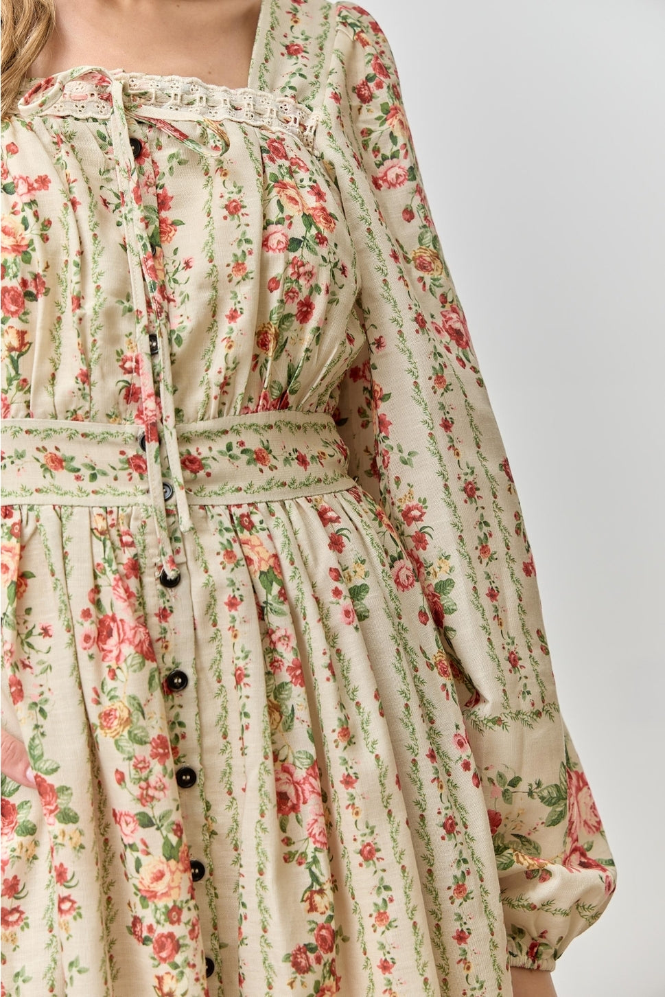 Beamin' Bohemian Floral Midi Dress