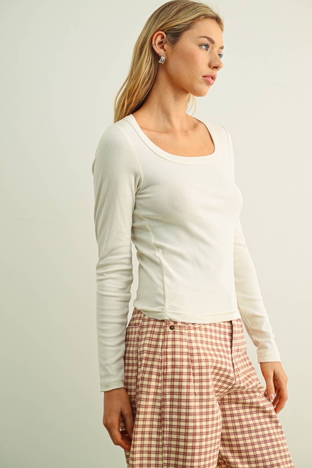 Grounded Essential Cotton Top