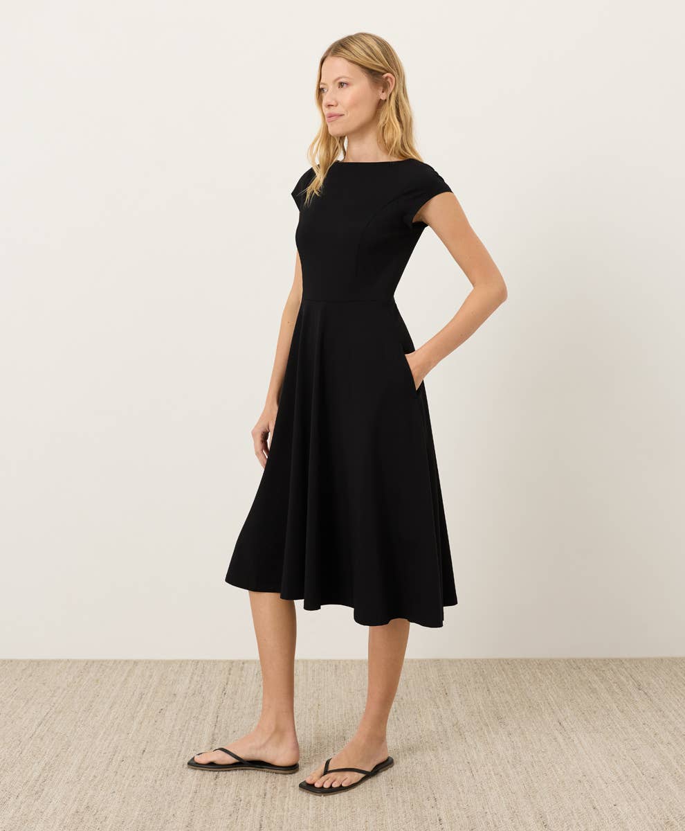 Midnight Fit & Flare Ballet Dress