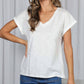 Brianna Embroidery Accent Knit Top