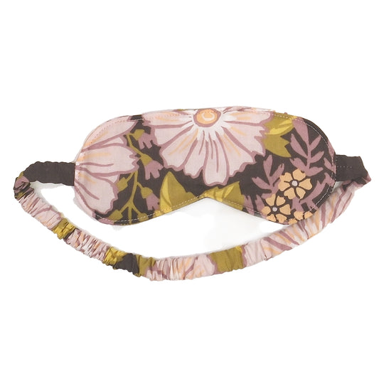 Floral Violet Cotton Sleep Mask