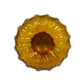 Amber Swirl Glass Inkwell