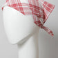Plaid Triangle Head Scarf