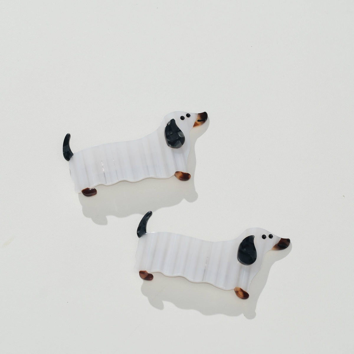 Dachshund Ghost French Hair Clip