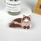 Espresso Cat Hair Clip