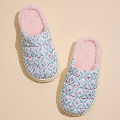 Cottage Tea Quilted Slippers
