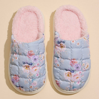 Country Comfort Quilted Slippers