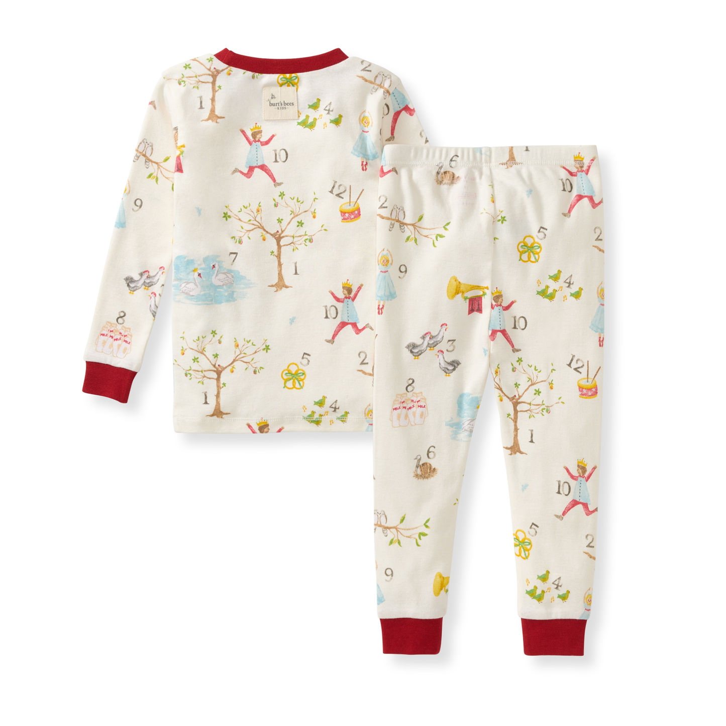 12 Days of Christmas Organic Two-Piece Pajamas