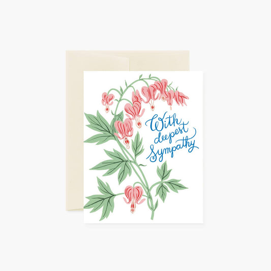 With Deepest Sympathy Condolence Card