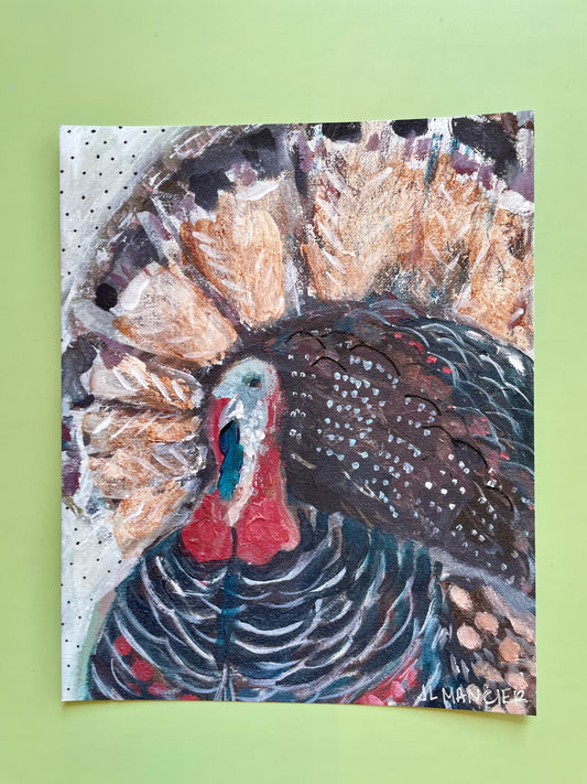 "Turkey" Wildlife Art Print - J Lee Mancier Art