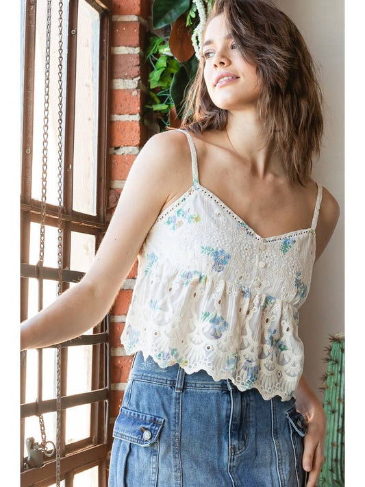 Lovely in Lace Floral Top