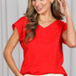 Brianna Embroidery Accent Knit Top