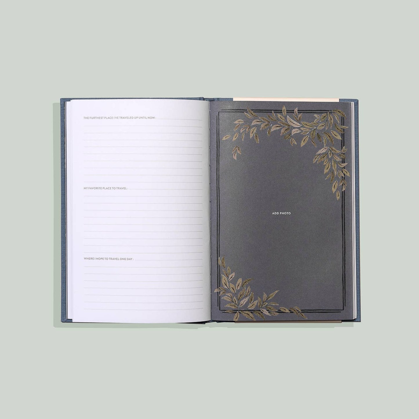 Dad's Story Embossed Linen Guided Journal
