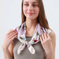 Camellia Floral Bandana: Smooth Stylish Scarf