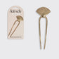 Metal Clam Shell French Hair Pin