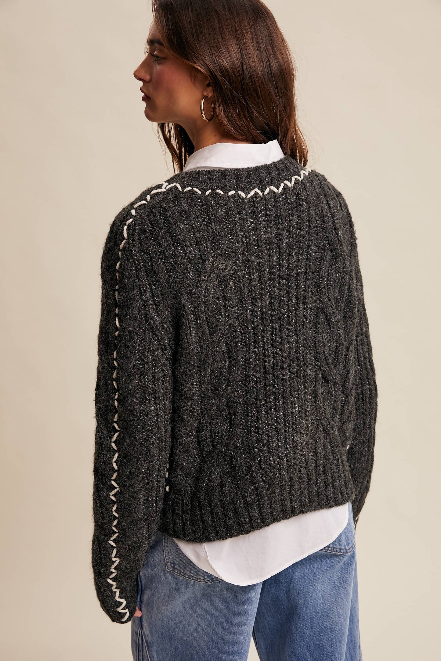 Midnight Mood Knit Sweater
