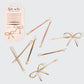 Cloud & Bow Bobby Pins 8pc Set