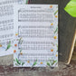 “My Hope is Built” Daisies Watercolor Hymn Print