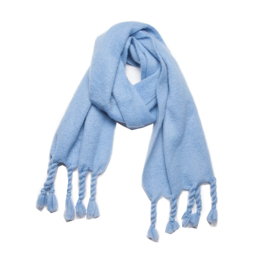 Solid Chunky Blanket Scarf - Periwinkle