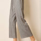 Charcoal Chic Ribbed Pants