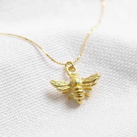 Classic Gold Bee Necklace