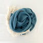 Ocean 100% Cotton Fringe Baby Blanket