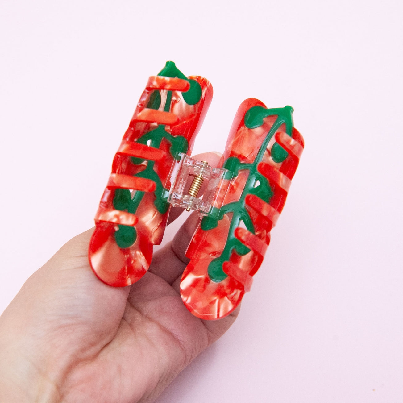 Tomato on the Vine Claw Hair Clip