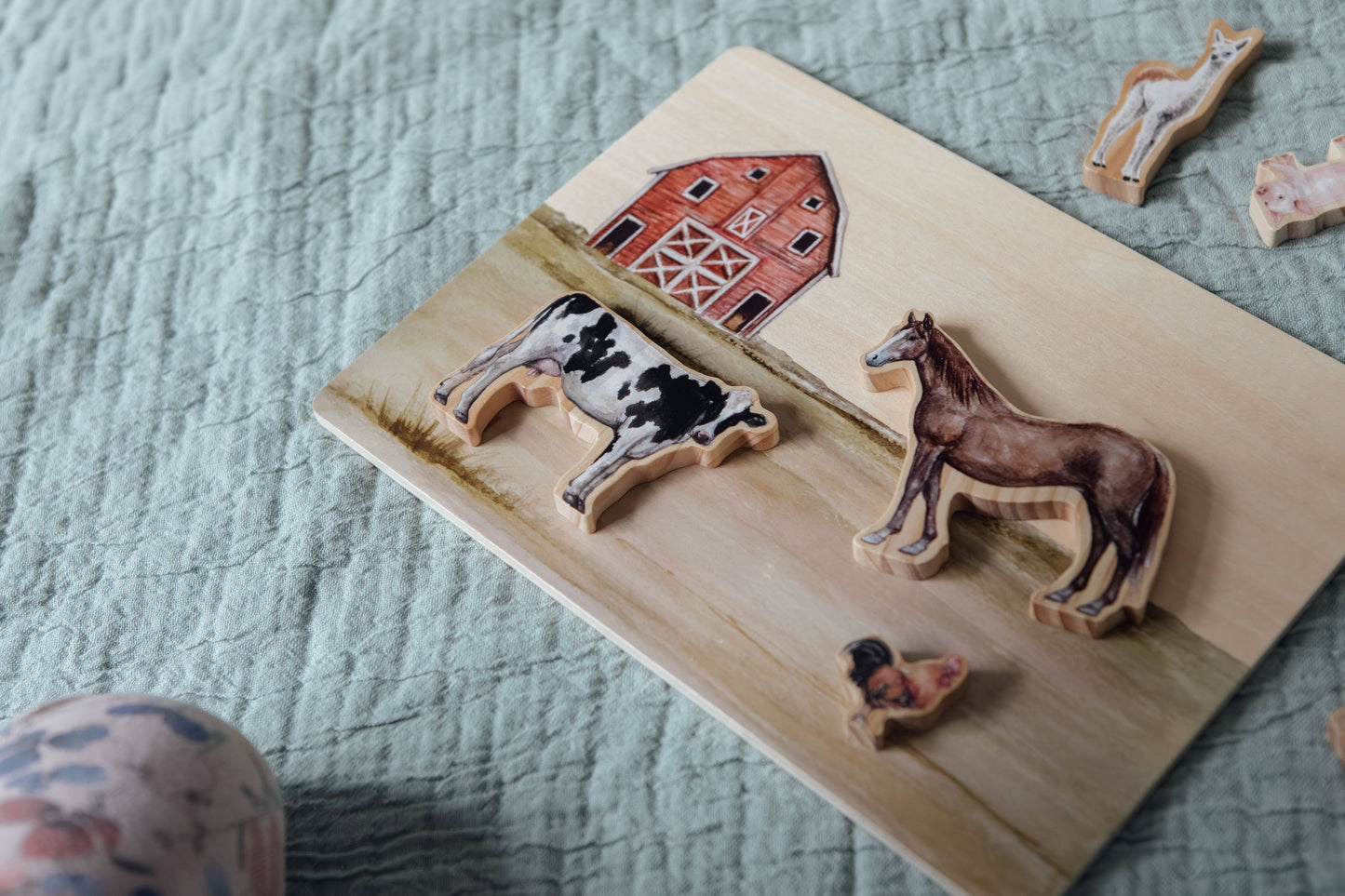 Farm Animals Wooden Puzzle