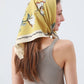 Camellia Floral Bandana: Smooth Stylish Scarf