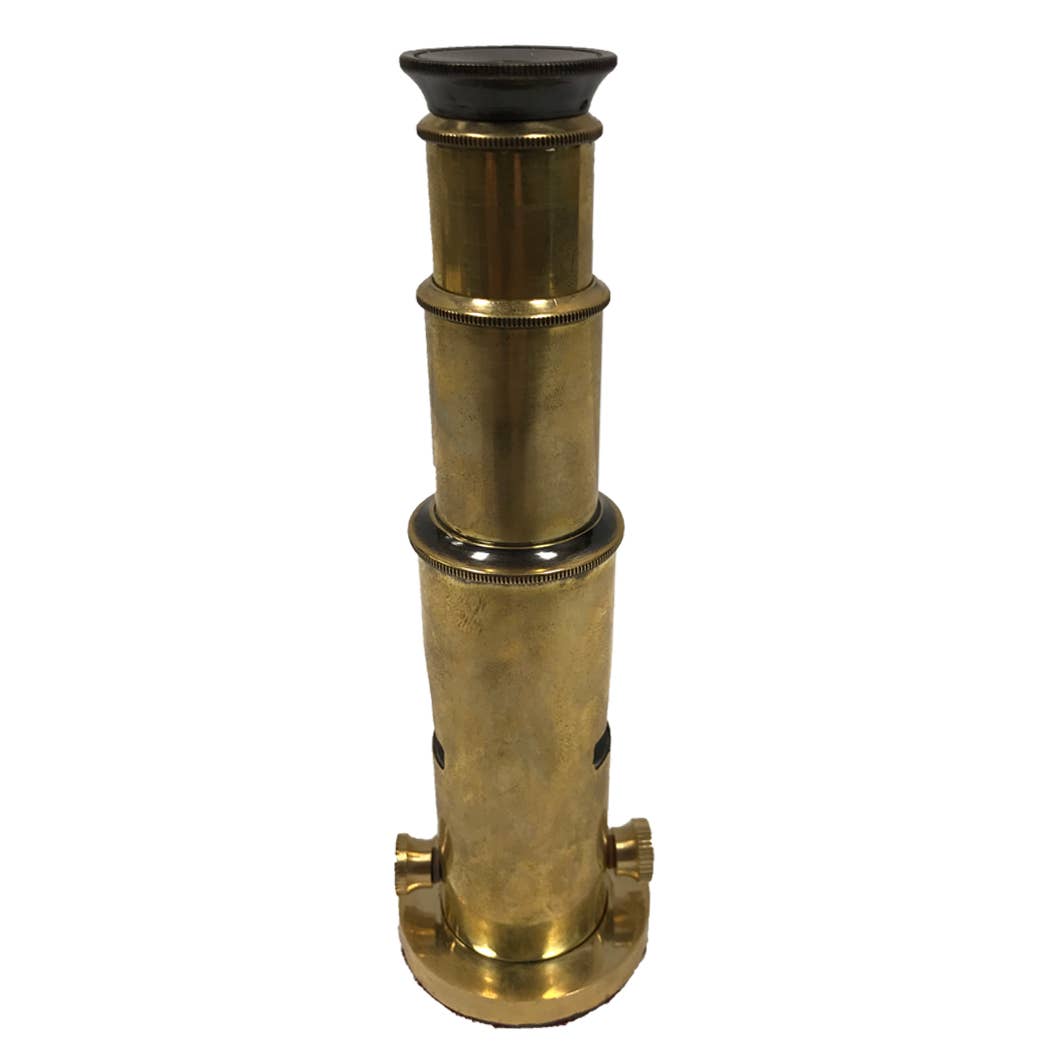 Polished Brass Field Microscope
