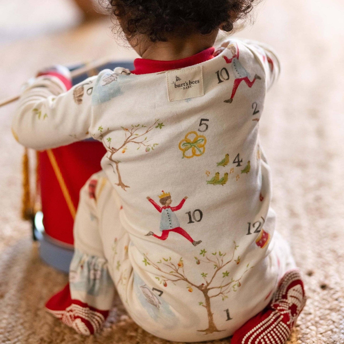 12 Days of Christmas Organic Two-Piece Pajamas