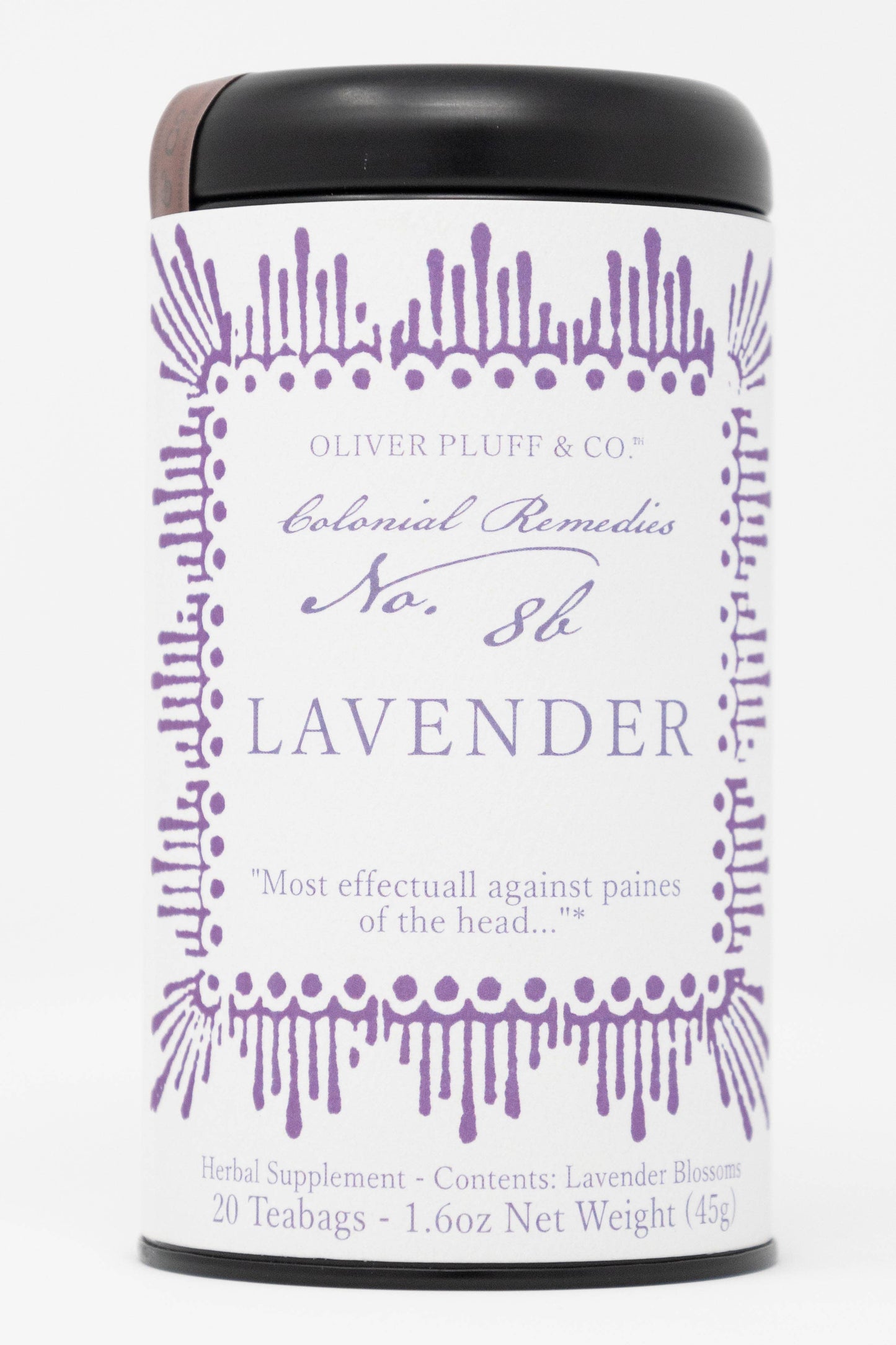 Pure Lavender Tea Tin
