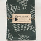 Green Fern Linen Tea Towel - Emily Ruth Prints