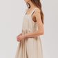 Simple Days Linen-Blend Midi Dress