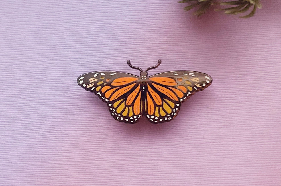 Monarch Butterfly Enamel Pin