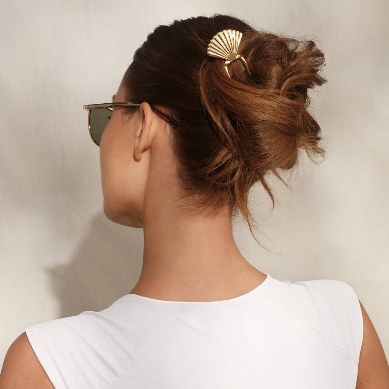 Metal Clam Shell French Hair Pin