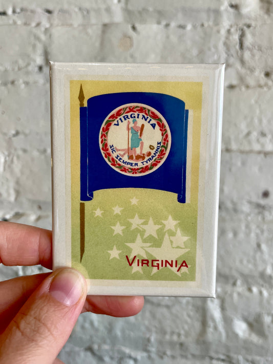 Flag of Virginia Vintage Magnet