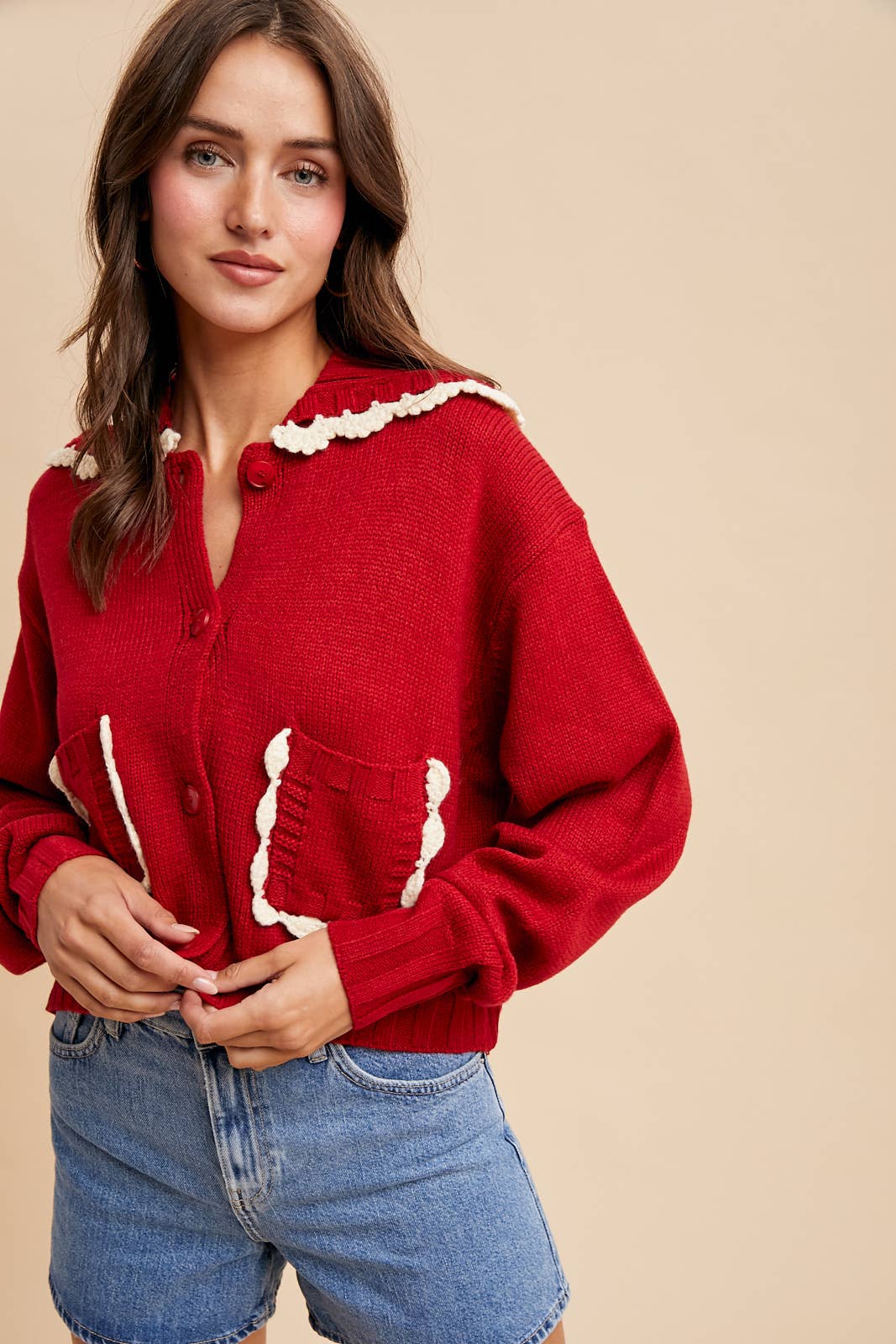 Darling Details Button-up Cardigan