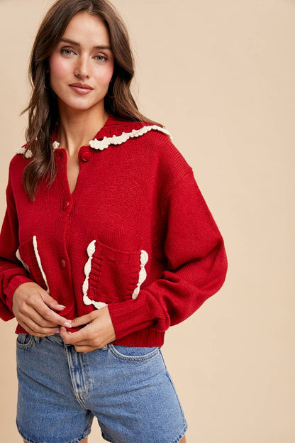 Darling Details Button-up Cardigan