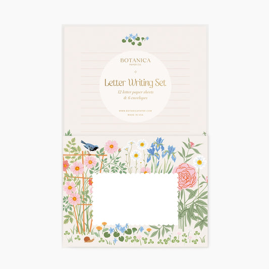 Botanical Letter Writing Set - Garden