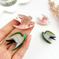 Shimmering Swallow Bird Hair Clip