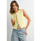 Sweet Honey Tie-Front Vest