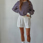 Seafarer Knit Cotton Striped Crew Neck