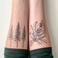 Pine Trees Temporary Tattoo