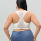 Cream Lace Trim Padded Bralette