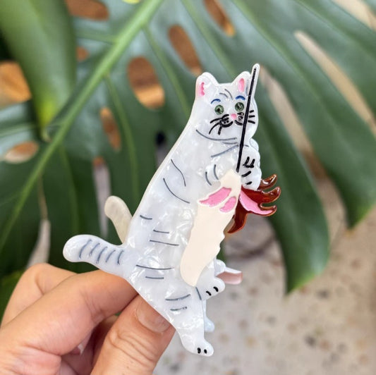 Ready to Pounce Cat Claw Hair Clip