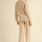 Relaxed Waffle Knit Lounge Pant - Sand