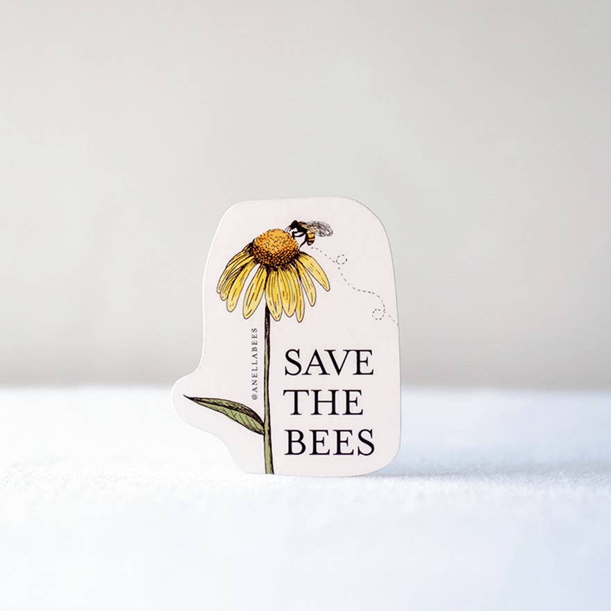"Save the Bees" Vinyl Sticker